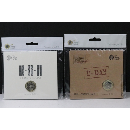 45 - A collection of twenty British Royal Mint commemorative collectors £2 coin packs to include 2005 End... 