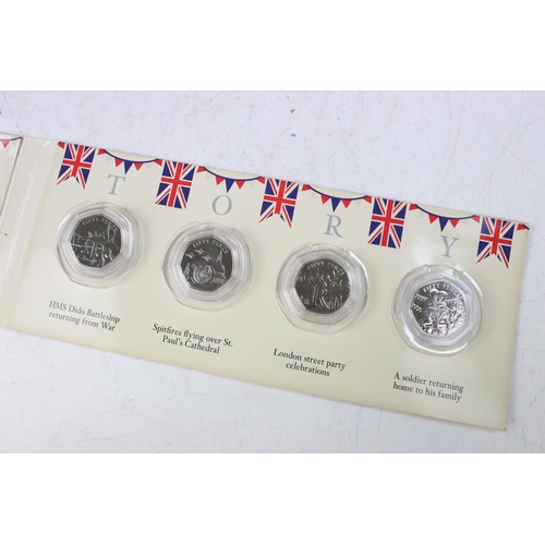 245 - A collection of coin collectors packs to include Royal Mint examples, 2016 Shakespeare £2 three coin... 