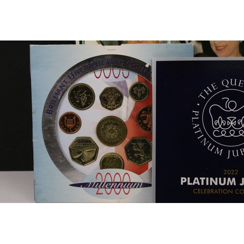 248 - A collection of mainly Royal Mint coin sets to include 2009 Emblem set, 2014 Fourth circulating coin... 