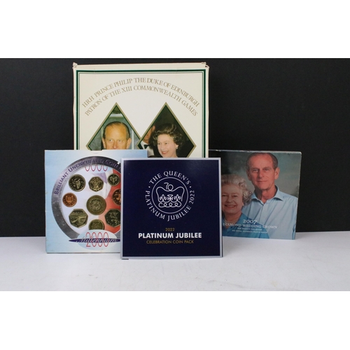 248 - A collection of mainly Royal Mint coin sets to include 2009 Emblem set, 2014 Fourth circulating coin... 