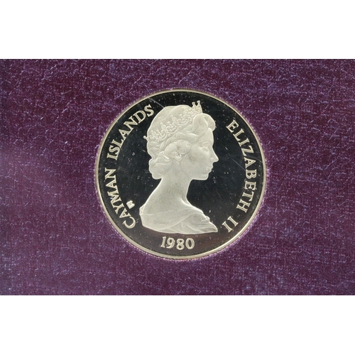 280 - A Cayman Islands 1980 Fifty Dollar Queen Elizabeth II House of Normandy commemorative gold proof coi... 