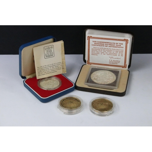 283 - A Bahamas Anniversary Prince Charles $10 proof silver coin within fitted display case together with ... 