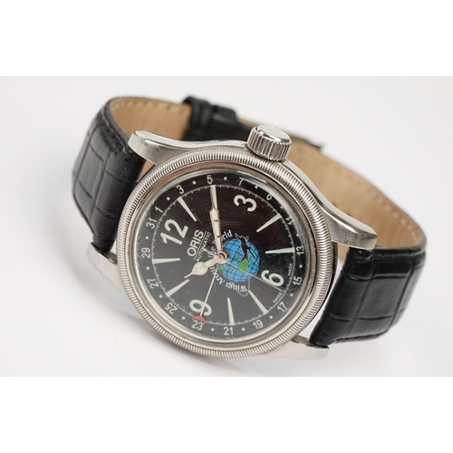 309 - Oris wings around the world II voyage to the ice Polly Vacher limited edition wristwatch. The watch ... 