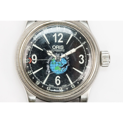 309 - Oris wings around the world II voyage to the ice Polly Vacher limited edition wristwatch. The watch ... 