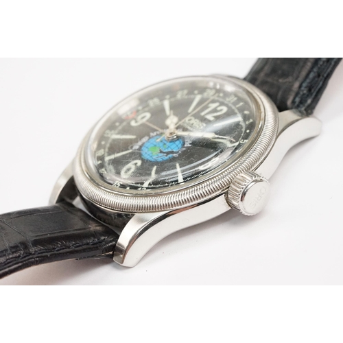 309 - Oris wings around the world II voyage to the ice Polly Vacher limited edition wristwatch. The watch ... 