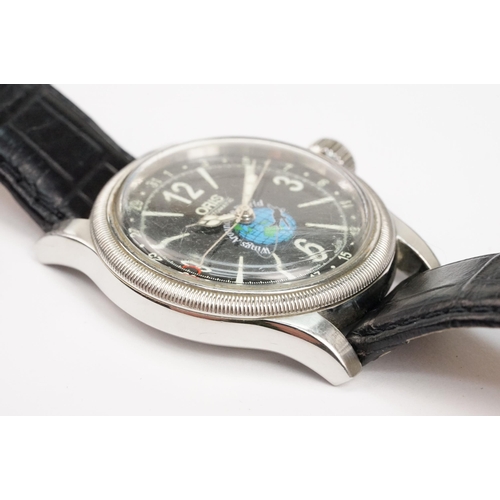 309 - Oris wings around the world II voyage to the ice Polly Vacher limited edition wristwatch. The watch ... 