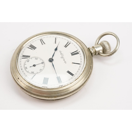 313 - Group of watches to include a goliath pocket watch with white enamel face and arabic numerals to the... 