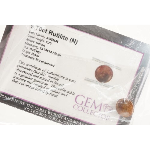 248 - Collection of Gem Collector gemstones complete with certificates of authenticity. The lot to include... 