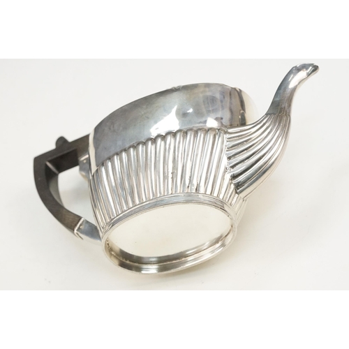 344 - 19th Century Victorian silver hallmarked bachelors tea set to include teapot, sugar bowl and cream j... 