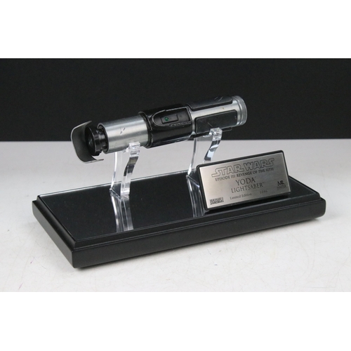 34 - Star Wars - Boxed Master Replicas SW-133 Episode III Revenge of the Sith Yoda Lightsaber, numbered 1... 