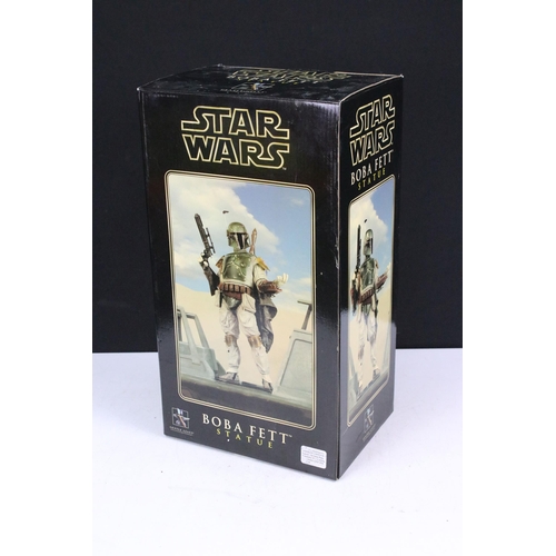 60 - Star Wars - Boxed Gentle Giant Return of the Jedi Boba Fett Statue, complete and excellent with gd b... 