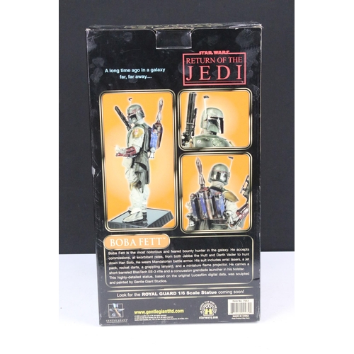 60 - Star Wars - Boxed Gentle Giant Return of the Jedi Boba Fett Statue, complete and excellent with gd b... 