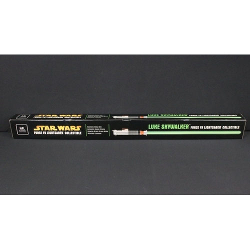 64 - Star Wars - Boxed Master Replicas SW-212 Luke Skywalker Force FX Lightsaber Collectible, appearing s... 