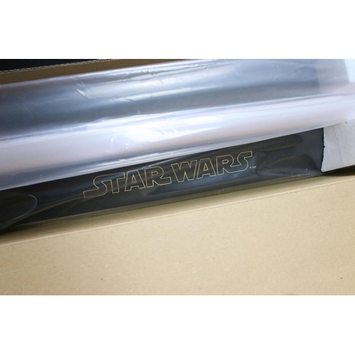 66 - Star Wars - Boxed Master Replicas SW-206 Mace Windu Force FX Lightsaber Collectible, complete with a... 