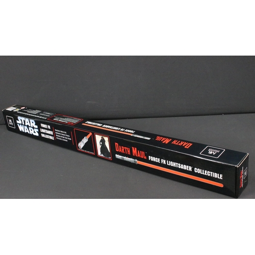 67 - Star Wars - Boxed Master Replicas SW-213 Darth Maul Episode I Single Force FX Lightsaber Collectible... 