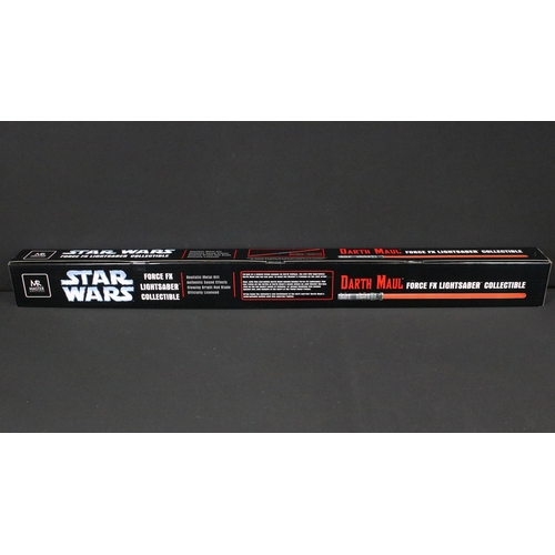 67 - Star Wars - Boxed Master Replicas SW-213 Darth Maul Episode I Single Force FX Lightsaber Collectible... 