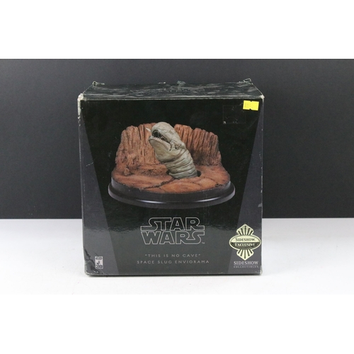 72 - Star Wars - Boxed ltd edn Sideshow Collectibles Exclusive This is No Cave Space Slug Enviorama, numb... 