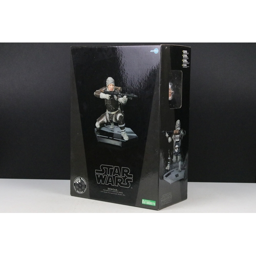 75 - Star Wars - Two boxed Kotobukiya ARTFX Bounty Hunter Series 1/7 scale pre-painted model kits to incl... 