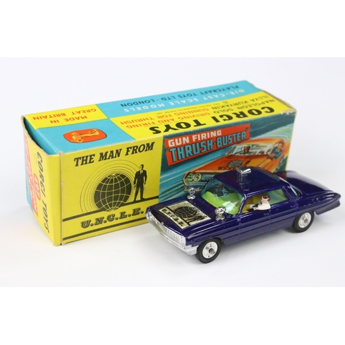 10 - Boxed Corgi 497 The Man From UNCLE Thrushbuster diecast model, no Waverly Ring, diecast vg with smal... 