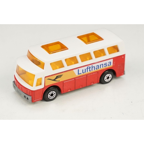 100 - 11 Boxed Matchbox 75 Series diecast models to include 6 x Superfast 65 Airport Coach (all colour or ... 