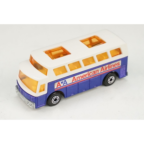 100 - 11 Boxed Matchbox 75 Series diecast models to include 6 x Superfast 65 Airport Coach (all colour or ... 