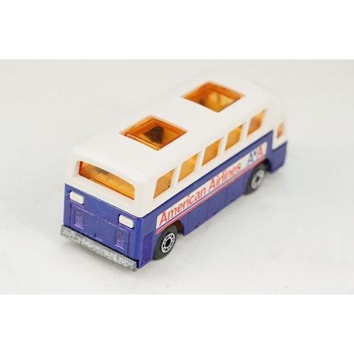 100 - 11 Boxed Matchbox 75 Series diecast models to include 6 x Superfast 65 Airport Coach (all colour or ... 