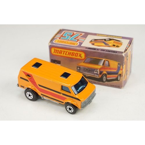 100 - 11 Boxed Matchbox 75 Series diecast models to include 6 x Superfast 65 Airport Coach (all colour or ... 