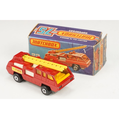 100 - 11 Boxed Matchbox 75 Series diecast models to include 6 x Superfast 65 Airport Coach (all colour or ... 