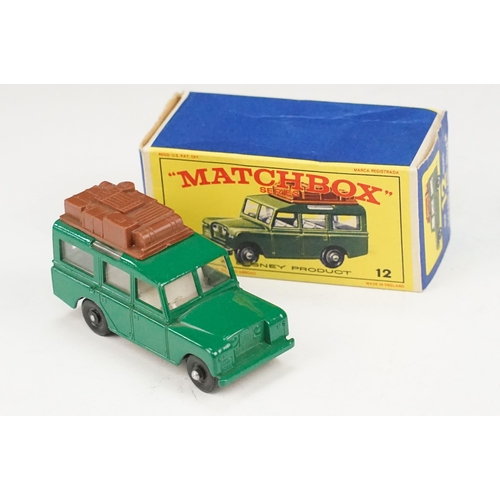 101 - 10 Boxed Matchbox 75 Series diecast models to include 39 Ford Tractor, 38 Honda M/Cycle & Trailer, 3... 