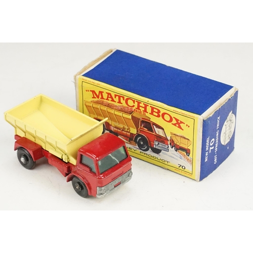 101 - 10 Boxed Matchbox 75 Series diecast models to include 39 Ford Tractor, 38 Honda M/Cycle & Trailer, 3... 