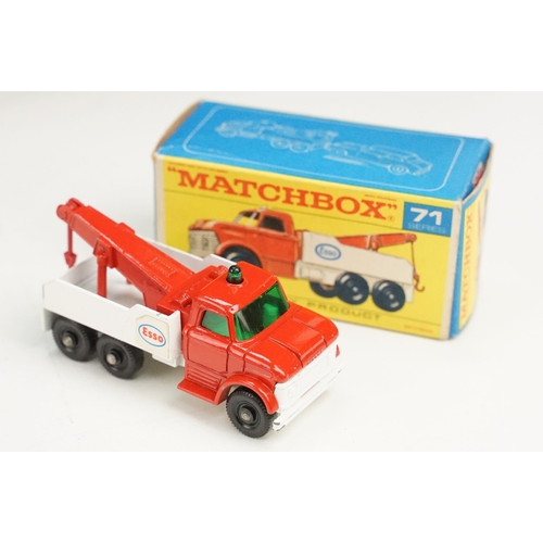 104 - 11 Boxed Matchbox 75 Series diecast models to include 62 TV Service Van, 37 Cattle Truck with figure... 