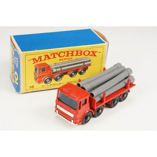 104 - 11 Boxed Matchbox 75 Series diecast models to include 62 TV Service Van, 37 Cattle Truck with figure... 