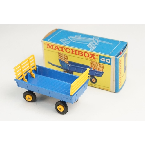 104 - 11 Boxed Matchbox 75 Series diecast models to include 62 TV Service Van, 37 Cattle Truck with figure... 