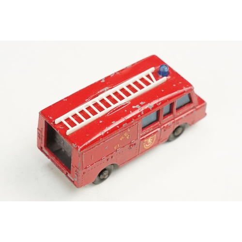 104 - 11 Boxed Matchbox 75 Series diecast models to include 62 TV Service Van, 37 Cattle Truck with figure... 