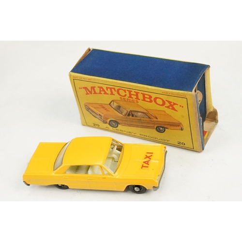 105 - 18 Boxed Matchbox 75 Series diecast models to include 7 Ford Anglia, 6 Euclid Quarry Truck, 2 x 53 M... 