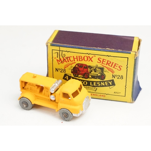 105 - 18 Boxed Matchbox 75 Series diecast models to include 7 Ford Anglia, 6 Euclid Quarry Truck, 2 x 53 M... 