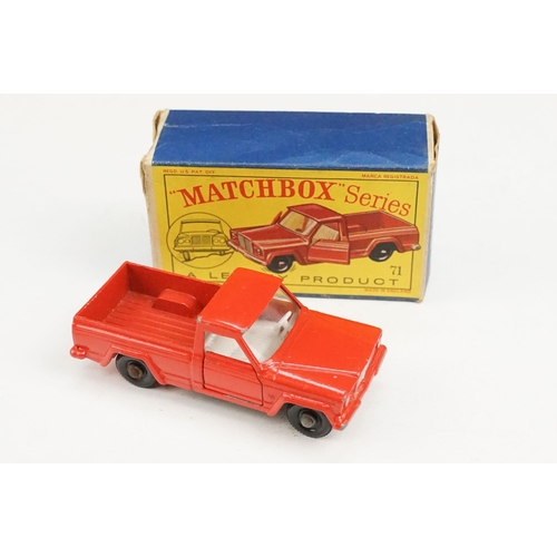 105 - 18 Boxed Matchbox 75 Series diecast models to include 7 Ford Anglia, 6 Euclid Quarry Truck, 2 x 53 M... 