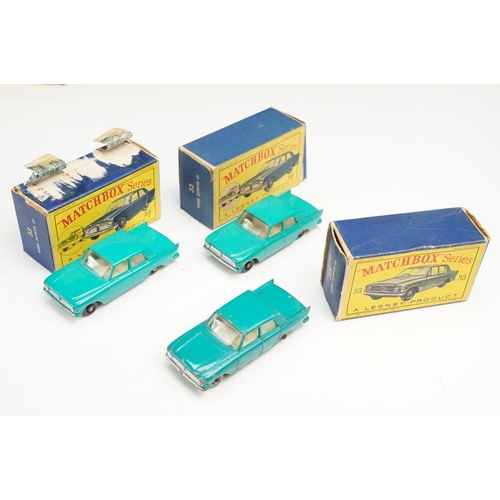 105 - 18 Boxed Matchbox 75 Series diecast models to include 7 Ford Anglia, 6 Euclid Quarry Truck, 2 x 53 M... 