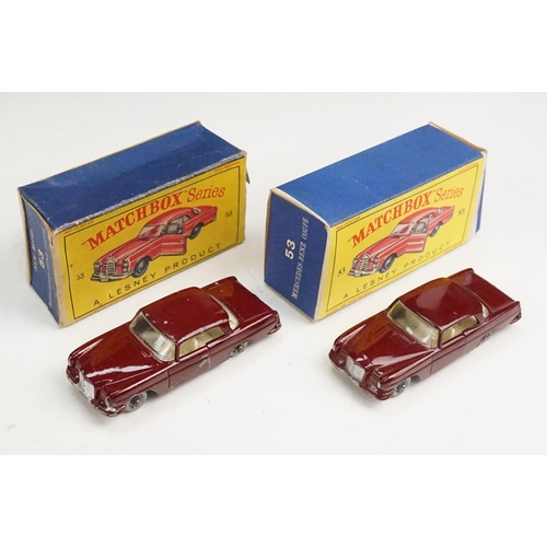 105 - 18 Boxed Matchbox 75 Series diecast models to include 7 Ford Anglia, 6 Euclid Quarry Truck, 2 x 53 M... 