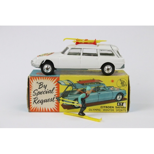 11 - Boxed Corgi 475 Citroen Safari Olympic Winter Sports By Special Request diecast model, with skier fi... 