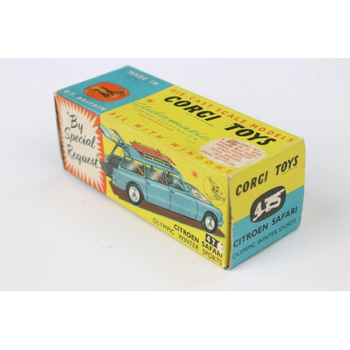 11 - Boxed Corgi 475 Citroen Safari Olympic Winter Sports By Special Request diecast model, with skier fi... 