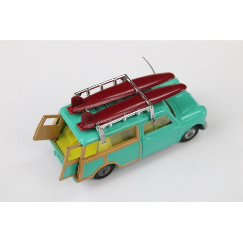 12 - Boxed Corgi 485 Surfing with the BMC Mini Countryman diecast model with surfer figure and 2 x surfbo... 