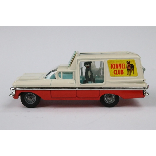 18 - Boxed Corgi 486 Kennel Service Wagon diecast model with four dogs figures, complete, diecast ex, box... 