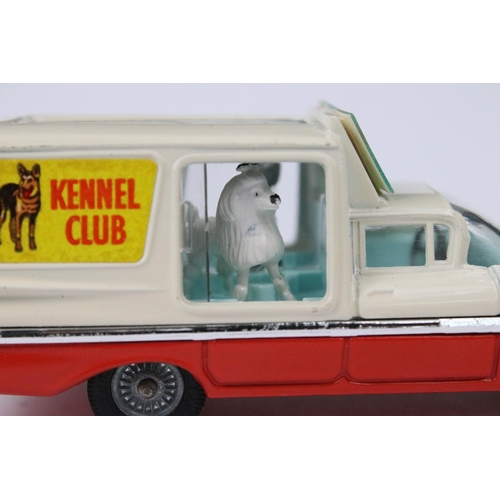 18 - Boxed Corgi 486 Kennel Service Wagon diecast model with four dogs figures, complete, diecast ex, box... 