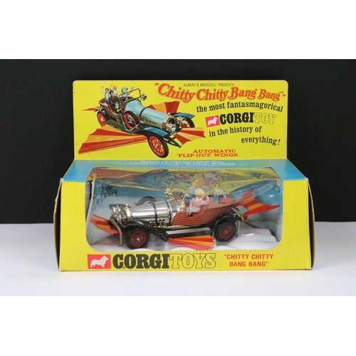 19 - Boxed Corgi 266 Chitty Chitty Bang Bang diecast model complete with accessories and 4 x figures, die... 