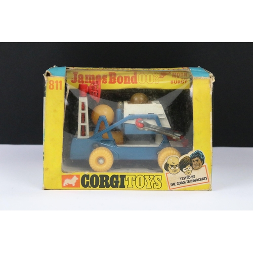 23 - Boxed Corgi 811 James Bond 007 Moon Buggy from 'Diamonds Are Forever' diecast model, diecast vg with... 