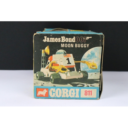 23 - Boxed Corgi 811 James Bond 007 Moon Buggy from 'Diamonds Are Forever' diecast model, diecast vg with... 