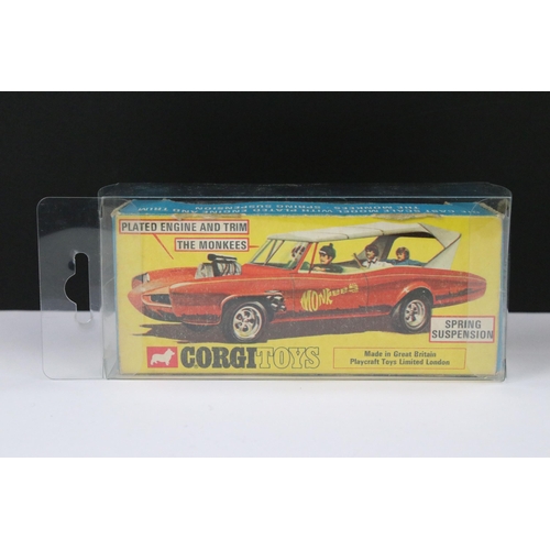 24 - Boxed Corgi 277 Monkees Monkeemobile diecast model complete with 4 x figures, diecast in a gd play w... 