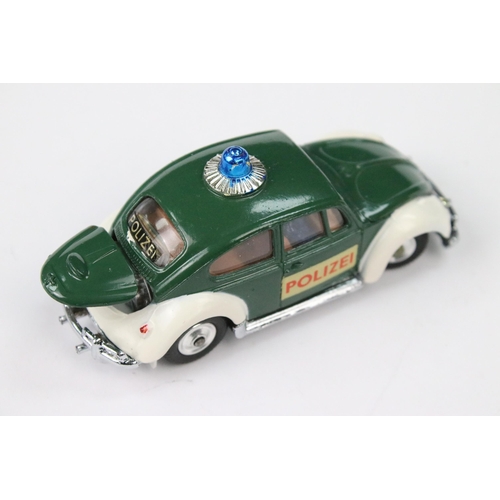 28 - Boxed Corgi 492 Volkswagen European Police Car diecast model, diecast ex with a paint chip to rear, ... 