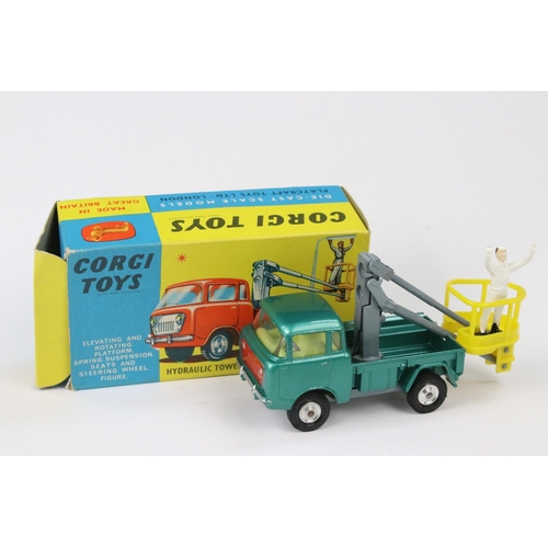 36 - Two boxed Corgi diecast models to include 478 Hydraulic Tower Wagon on forward control Jeep FC-150 i... 